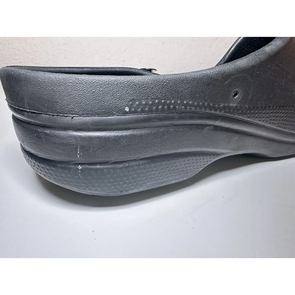 Crocs Mules Clogs Slip On Black No‎ Back Strap Unisex Men's 10 Women's 12